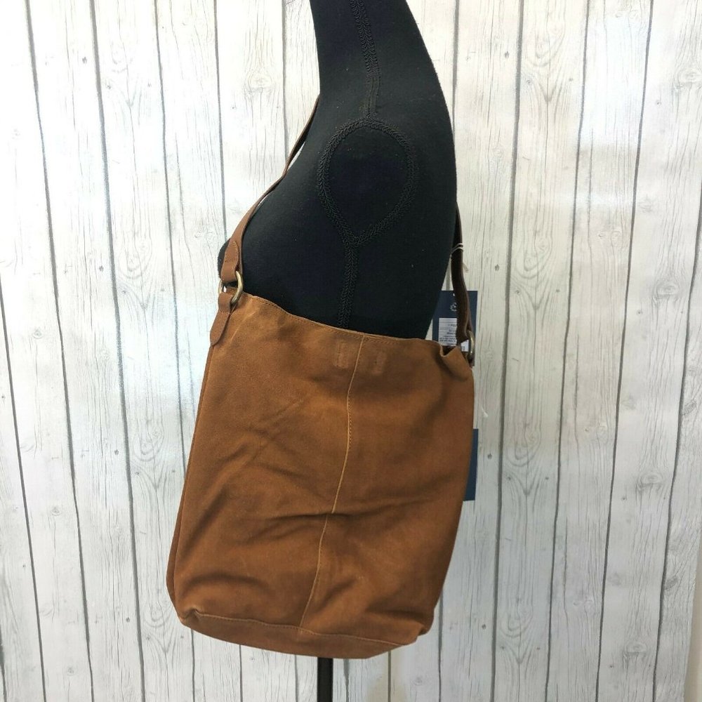 Universal Thread Genuine Suede Large Tote Handbag, - Picture 2 of 4